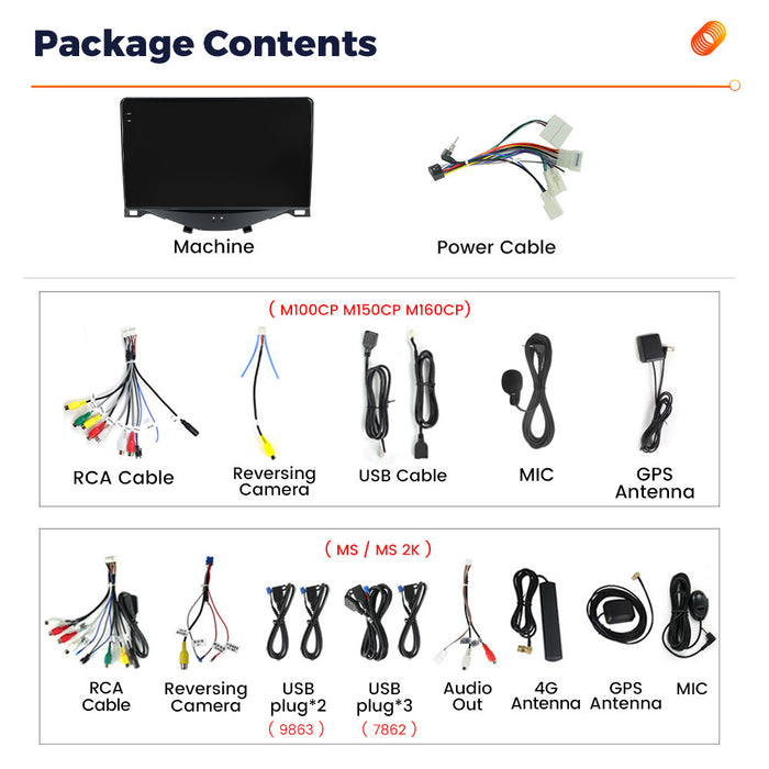 Suitable for toyota aygo peugeot 108 citroen c1 2014+ android car navigation