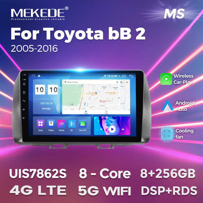 Suitable for toyota bb 2 qnc20 2005-2016 toyota bb-2 car large screen android navigator