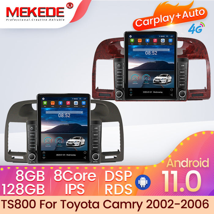 Suitable for toyota camry 2002-2006 nissan camry stone tablet vertical screen car android navigation