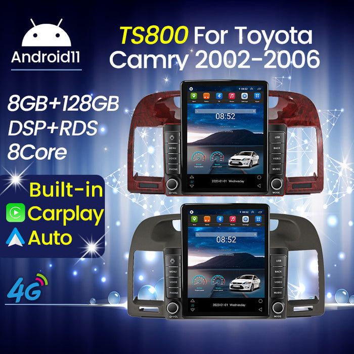 Suitable for toyota camry 2002-2006 nissan camry stone tablet vertical screen car android navigation