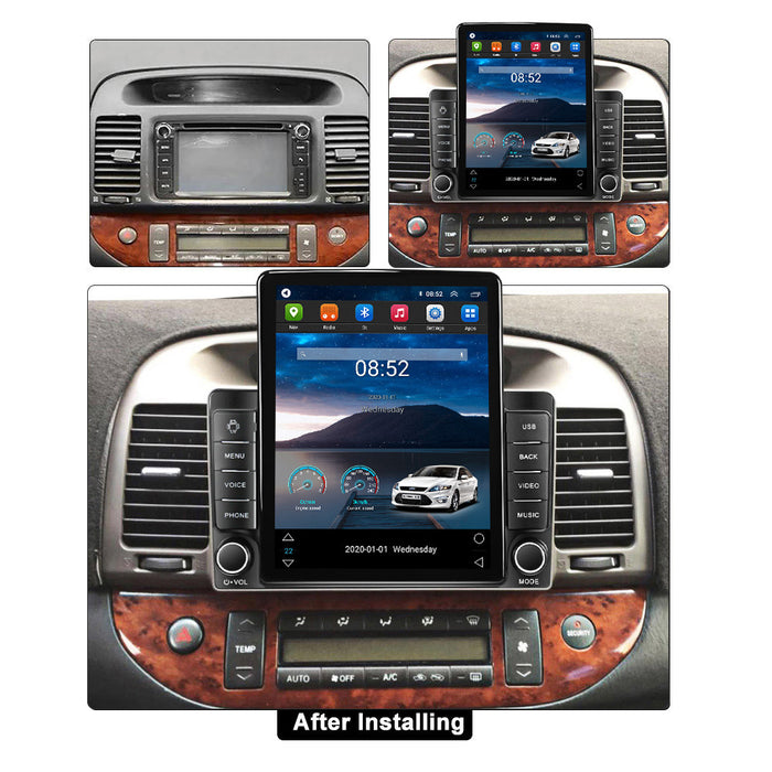 Suitable for toyota camry 2002-2006 nissan camry stone tablet vertical screen car android navigation