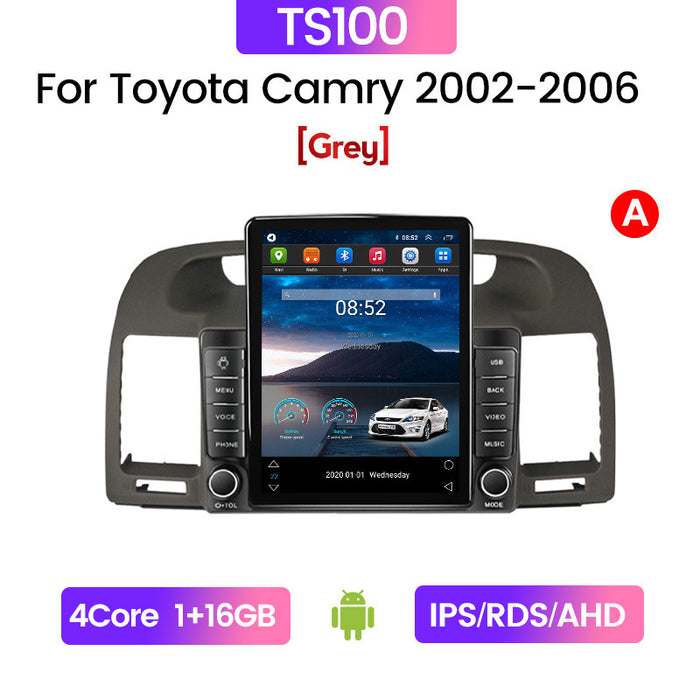 Suitable for toyota camry 2002-2006 nissan camry stone tablet vertical screen car android navigation