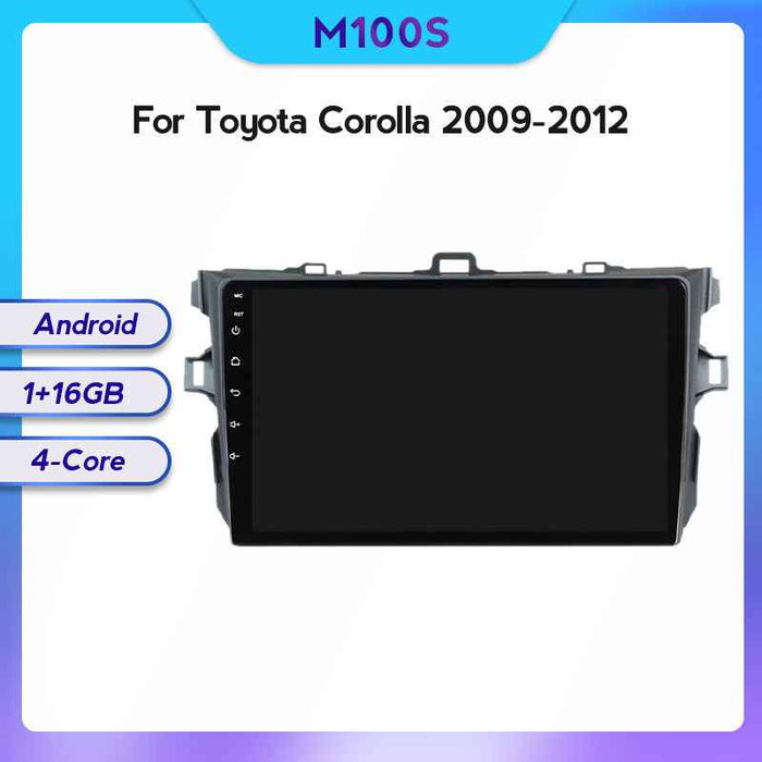Suitable for Toyota Corolla 09-12 Android large screen central control car navigation screen 8 + 128