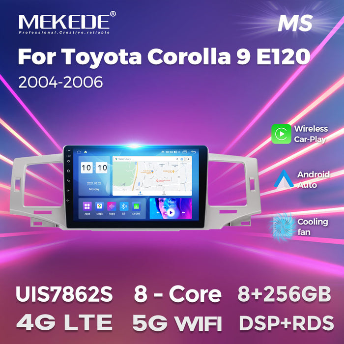 Suitable for toyota corolla 9 e120 2004-2006 car android navigation