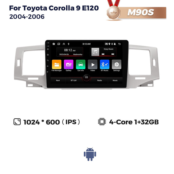 Suitable for toyota corolla 9 e120 2004-2006 car android navigation
