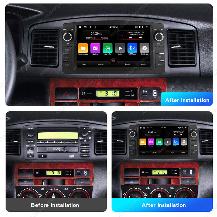 Suitable for toyota corolla f3 2003-2006 corolla 7inch car android smart navigator
