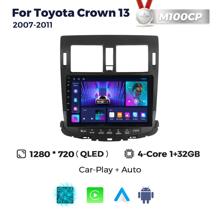 Suitable for Toyota Crown 13 2007-2011 Android Large Screen Central Navigation Radio Carplay