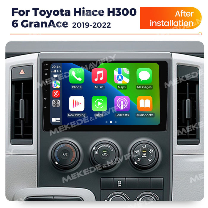 Suitable for toyota hiace h300 6 granace 2019-2022 toyota hiace android navigation