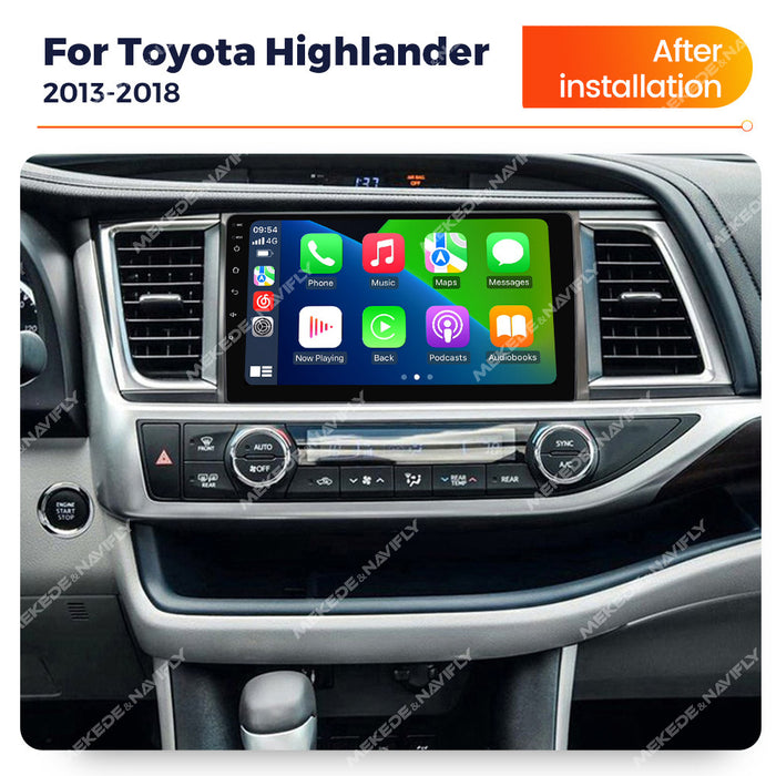 Suitable for toyota highlander 2013-2018 toyota highlander car central control android navigation