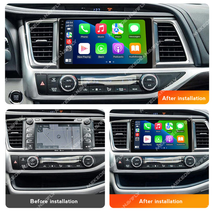 Suitable for toyota highlander 2013-2018 toyota highlander car central control android navigation