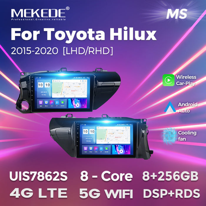 Suitable for toyota hilux 2015-2020 toyota hilux car android smart navigator