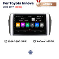Suitable for toyota innova 2015-2017 export car large screen android navigator cross-border exclusive supply