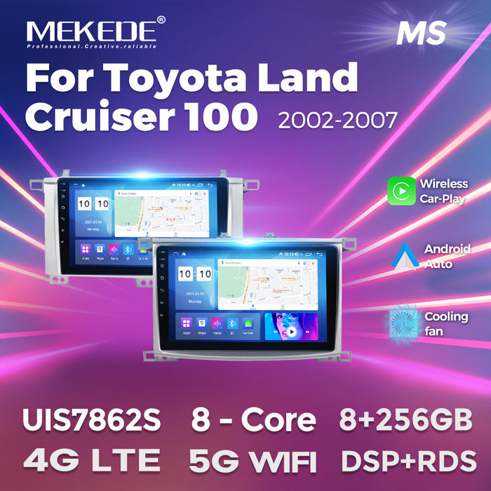 Suitable for toyota land cruiser 100 2002-2007 toyota land cruiser android navigator
