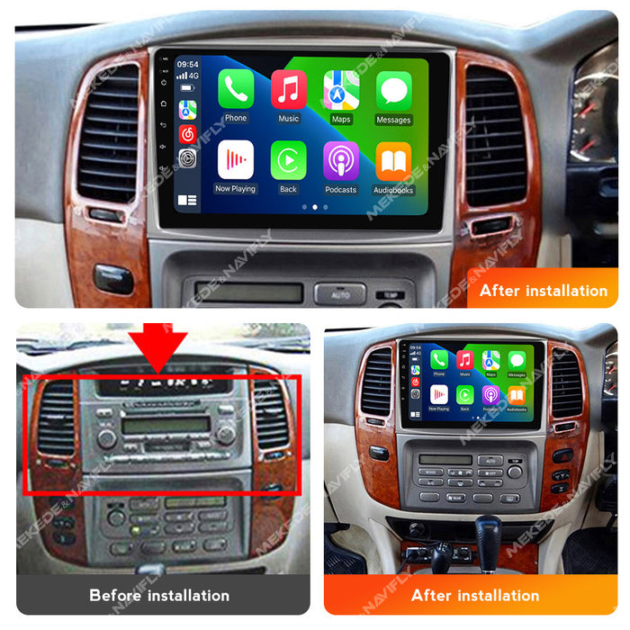 Suitable for toyota land cruiser 100 2002-2007 toyota land cruiser android navigator