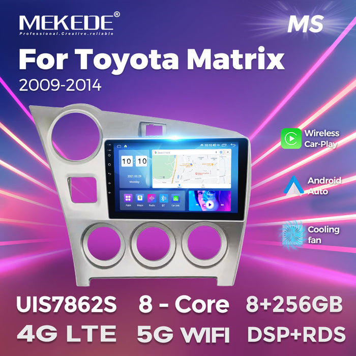 Suitable for toyota matrix 2009-2014 toyota smart android car smart central navigation system
