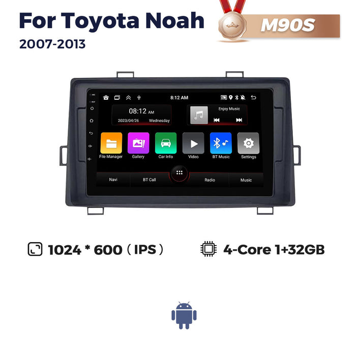 Suitable for toyota noah 2007-2013 imported toyota voxy car large screen android navigation motherboard