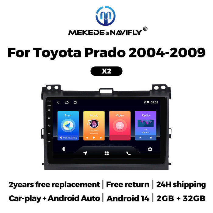 Suitable for Toyota Overbearing 2004-2009 Android Car GPS Navigation MP5 Bluetooth Player Carplay