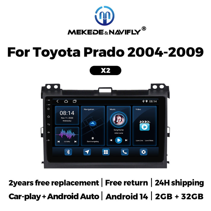 Suitable for Toyota Overbearing 2004-2009 Android Car GPS Navigation MP5 Bluetooth Player Carplay