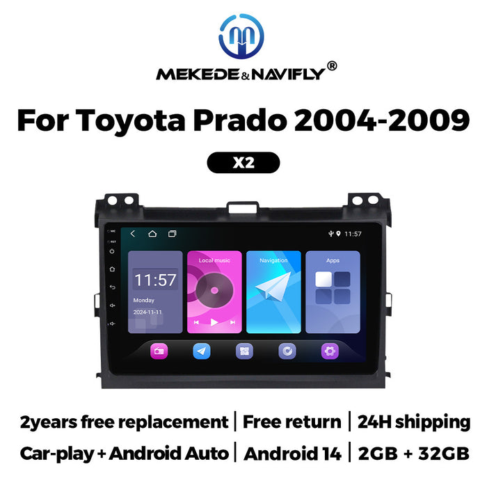 Suitable for Toyota Overbearing 2004-2009 Android Car GPS Navigation MP5 Bluetooth Player Carplay