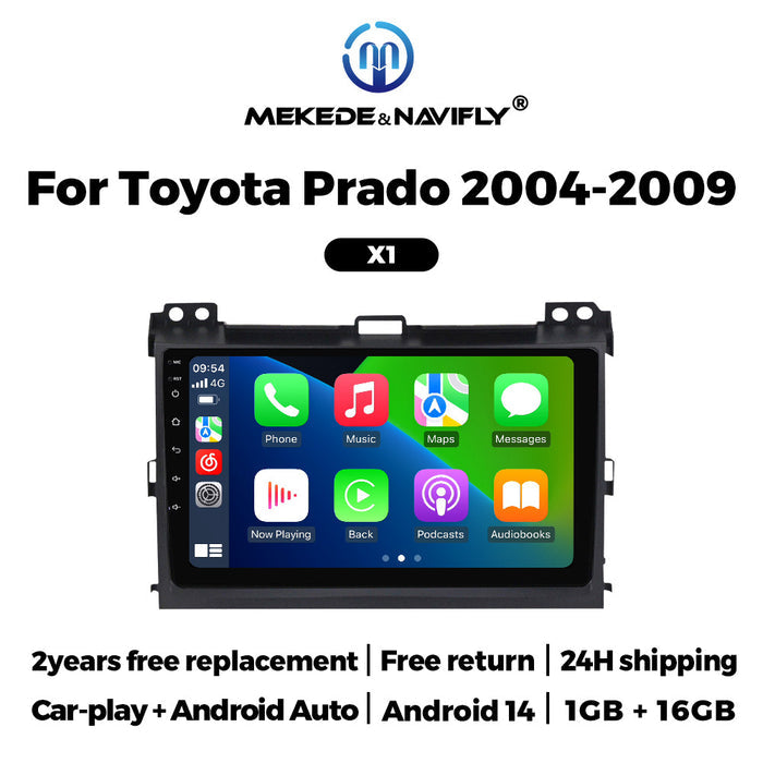 Suitable for Toyota Overbearing 2004-2009 Android Car GPS Navigation MP5 Bluetooth Player Carplay