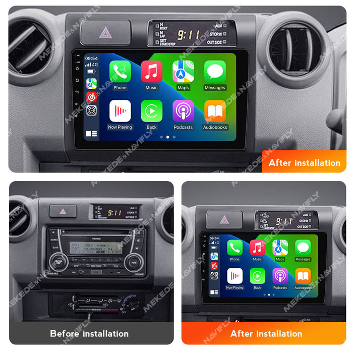 Suitable for toyota pickup truck toyota land cruiser lc70 79 series android navigator