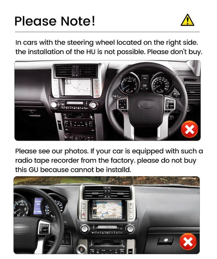 Suitable for toyota prado 150 2010-2013 toyota overbearing prado android car navigation