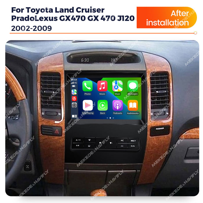 Suitable for toyota prado gx470 2002-2009 (old model) high-spec smart android navigation system