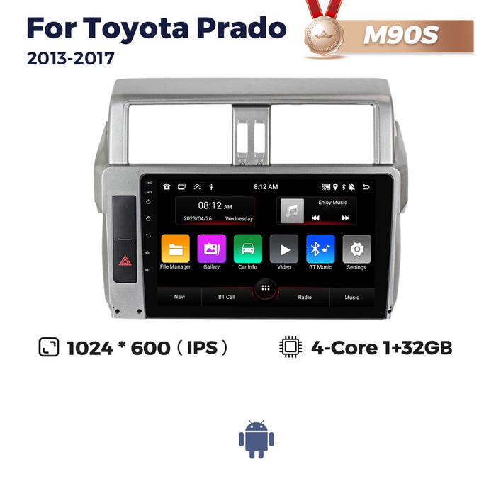 Suitable for toyota prado, land cruiser prado, car android head unit with carplay