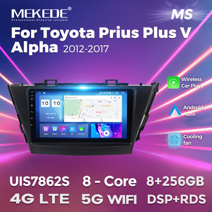 Suitable for toyota prius plus v alpha 2012-2017 toyota prius android navigation