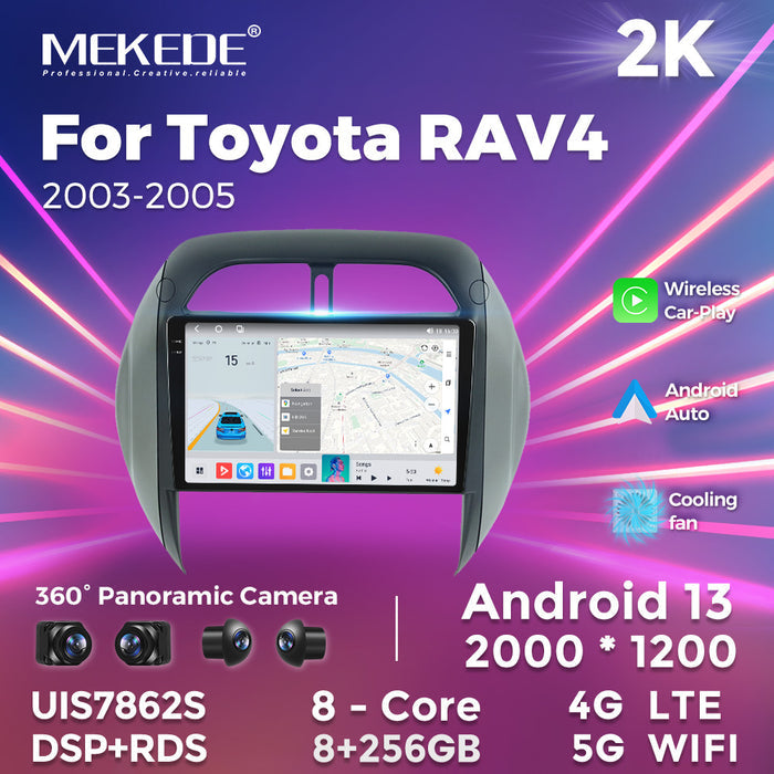 Suitable for toyota rav4 2003-2005 toyota rav4 car smart android navigator mekede