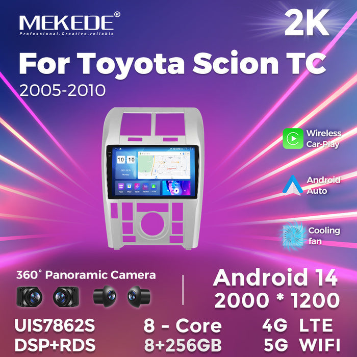 Suitable for toyota scion tc 2005-2010 toyota 9inch android car navigation carplay