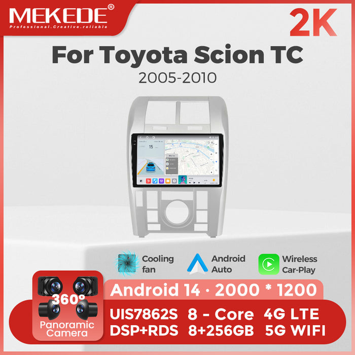 Suitable for toyota scion tc 2005-2010 toyota 9inch android car navigation carplay