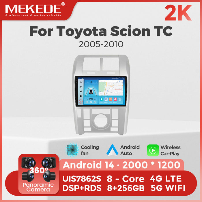 Suitable for toyota scion tc 2005-2010 toyota 9inch android car navigation carplay