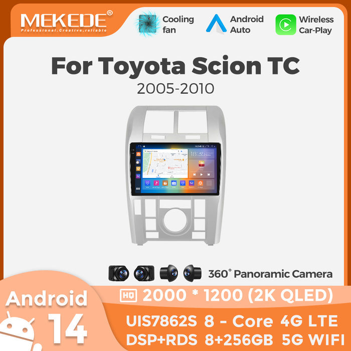 Suitable for toyota scion tc 2005-2010 toyota 9inch android car navigation carplay