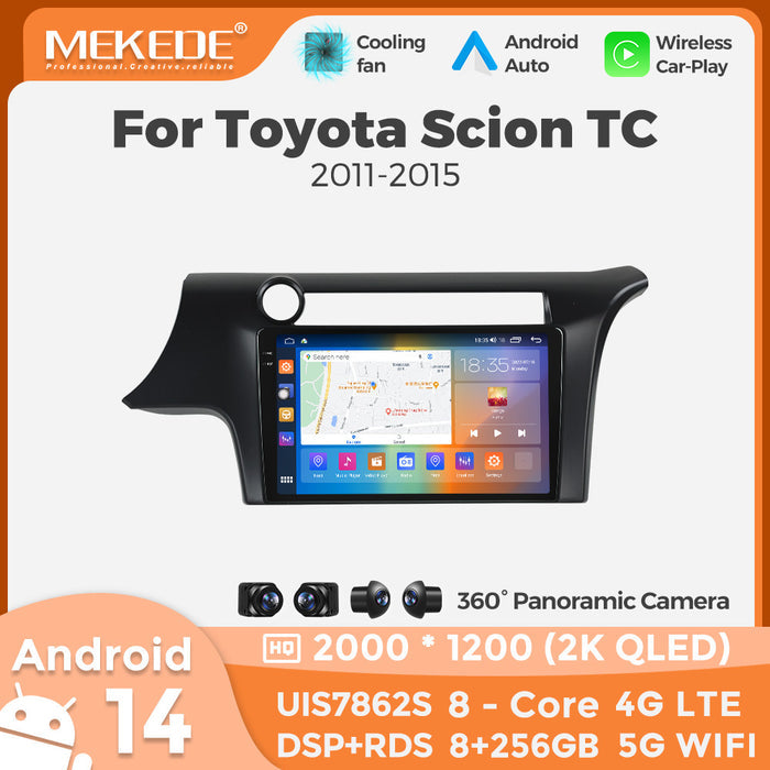 Suitable for toyota scion tc 2011-2015 toyota 9inch android car navigation carplay