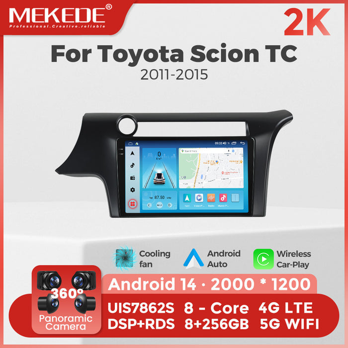 Suitable for toyota scion tc 2011-2015 toyota 9inch android car navigation carplay
