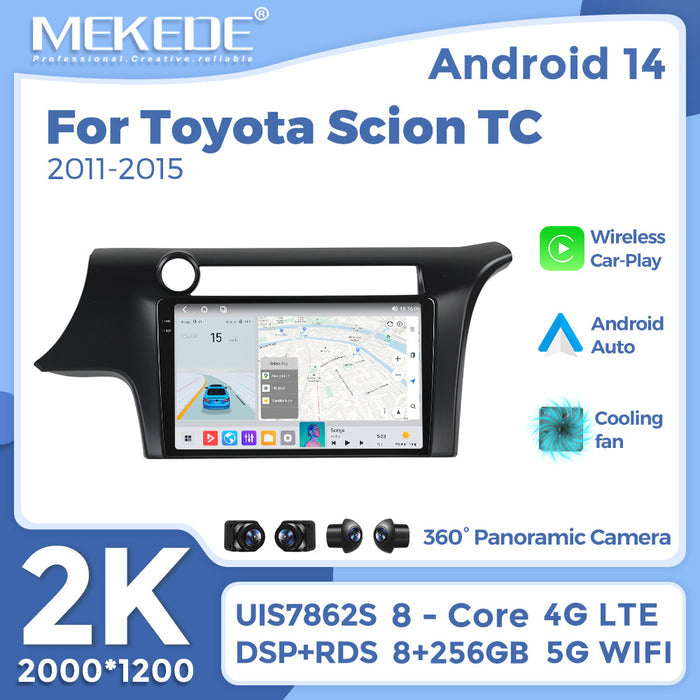 Suitable for toyota scion tc 2011-2015 toyota 9inch android car navigation carplay