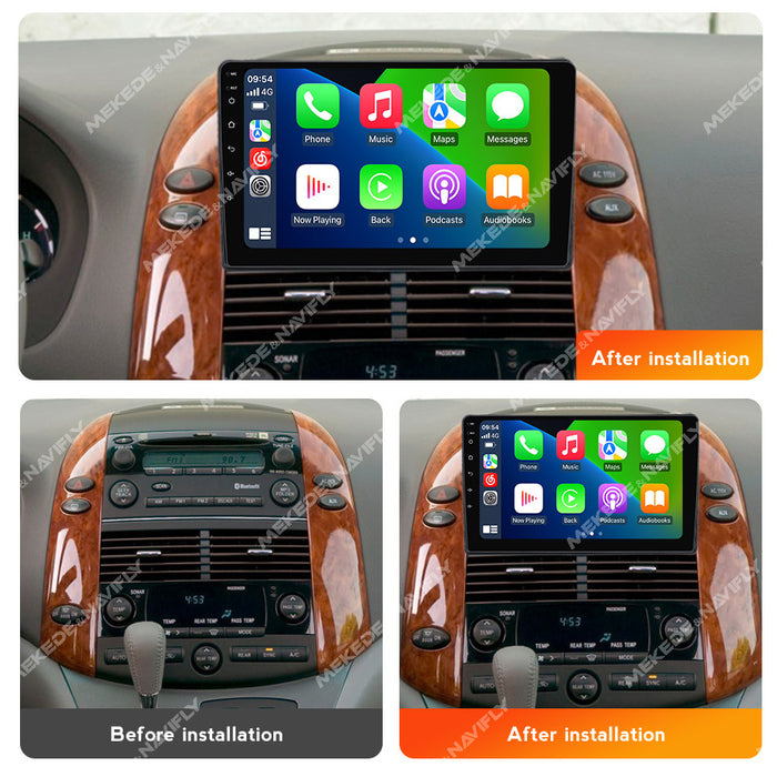 Suitable for toyota sienna 2004-2010 sienna car large screen android navigator cross-border supply
