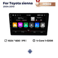 Suitable for toyota sienna 2004-2010 sienna car large screen android navigator cross-border supply