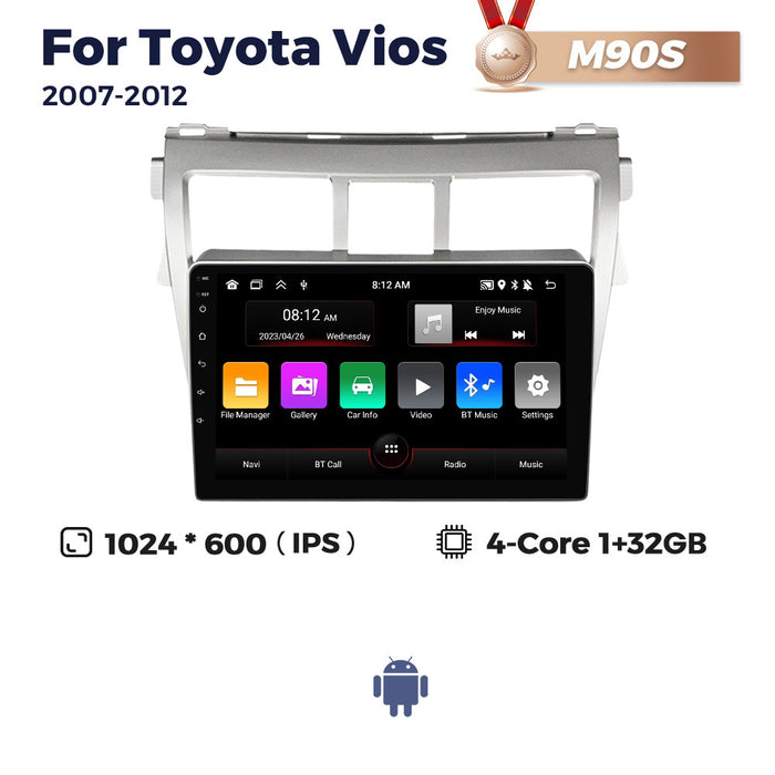Suitable for toyota vios 2007-2012 toyota vios car large screen android smart navigator