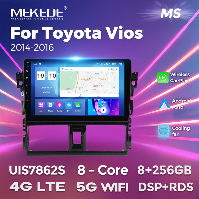 Suitable for toyota vios 2014-2015 toyota vios car large screen android smart navigator