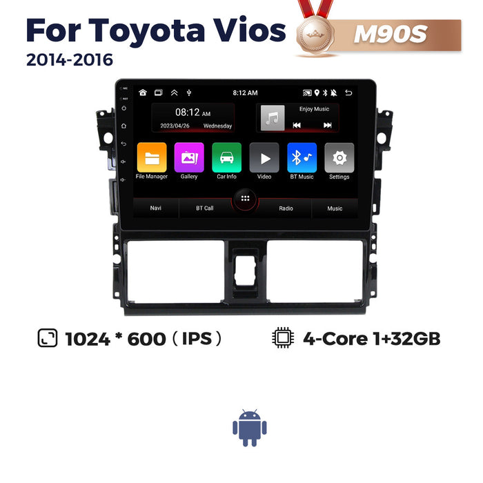 Suitable for toyota vios 2014-2015 toyota vios car large screen android smart navigator