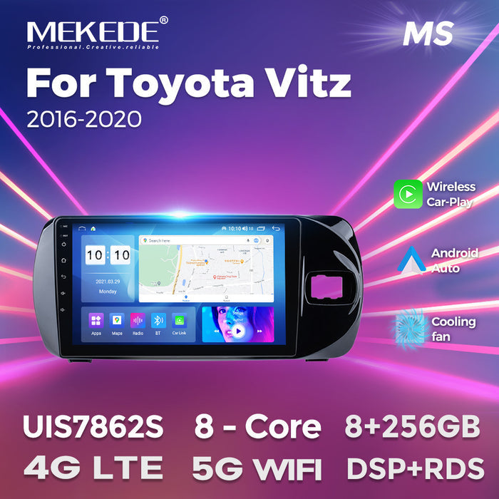 Suitable for toyota vitz 2016-2020 toyota vitz car large screen android navigator cross-border