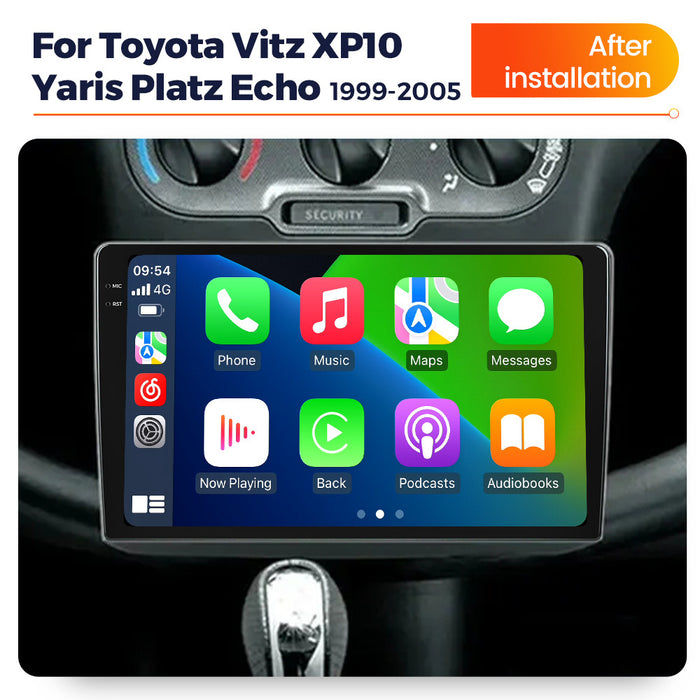 Suitable for Toyota Vitz XP10 Yaris 99-05 Android large screen central control navigation radio Carplay