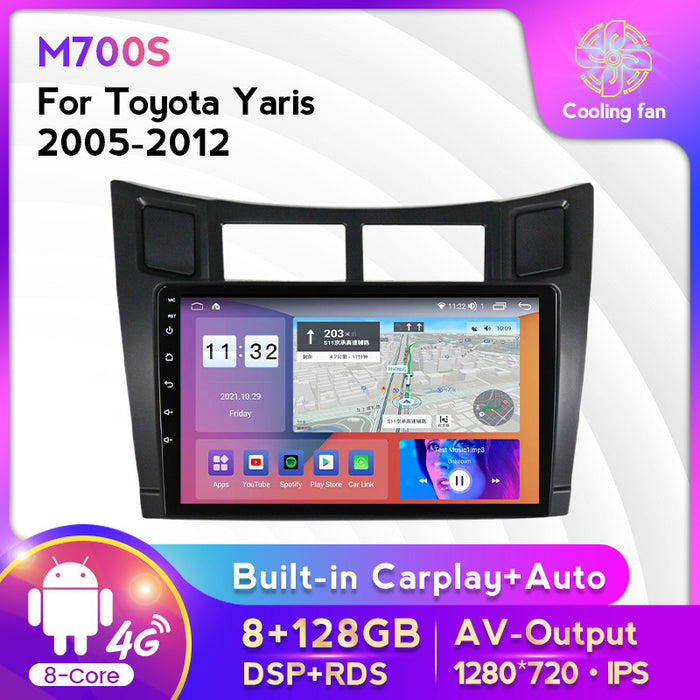 Suitable for Toyota Yaris 05-12 to Android large screen central control car navigation screen 8 + 128