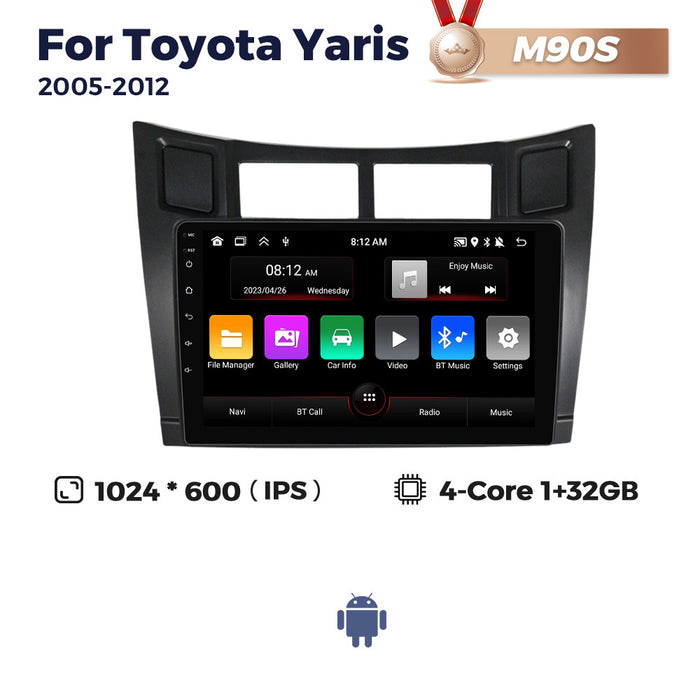Suitable for toyota yaris 2005-2012 toyota yaris car android navigator carplay