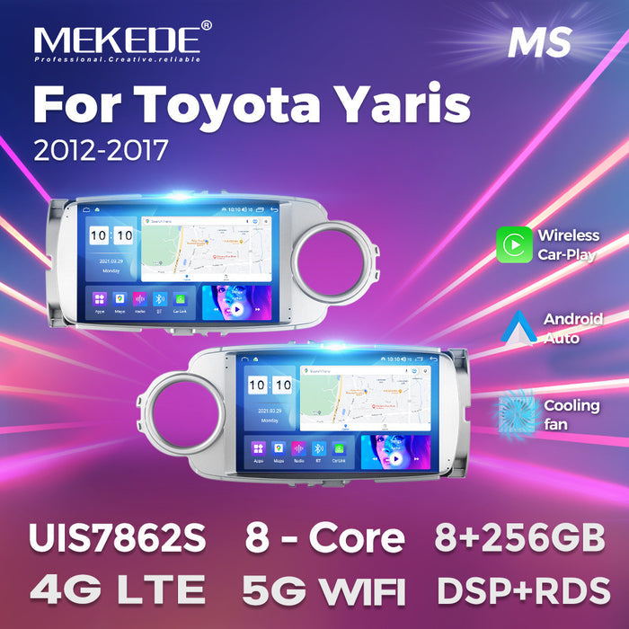 Suitable for toyota yaris 2012-2017 toyota yaris smart android large screen car navigation