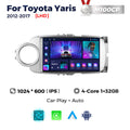 Suitable for toyota yaris 2012-2017 toyota yaris smart android large screen car navigation