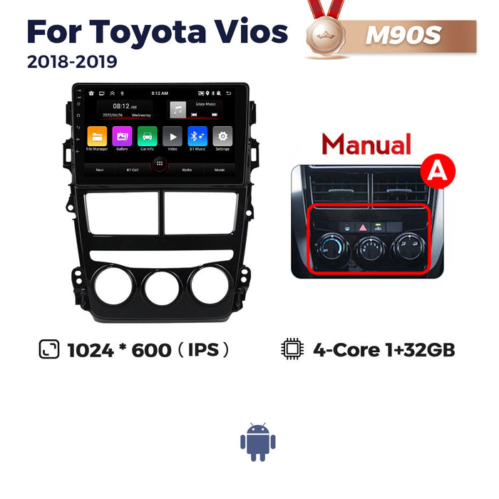 Suitable for toyota yaris vios 2017-2020 toyota yaris/vios car android navigation