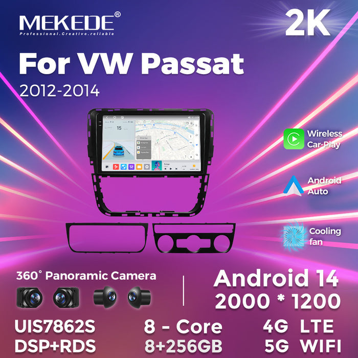 Suitable for volkswagen 13 passat vw passat 2012-2014 android large screen car navigation